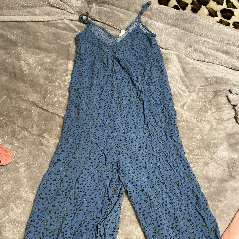 Natural Life Cropped, Wide Leg jumpsuit